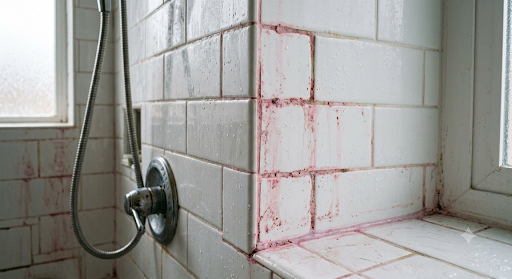 The Dangerous Reason Your Grout Turns Pink Just Days After Cleaning It